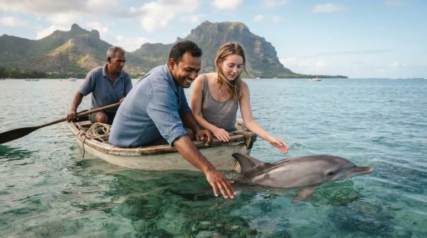 Caresser un rêve marin : les dauphins de Tamarin