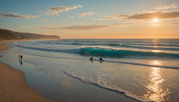 Le surf attire les passionnés de vagues du globe