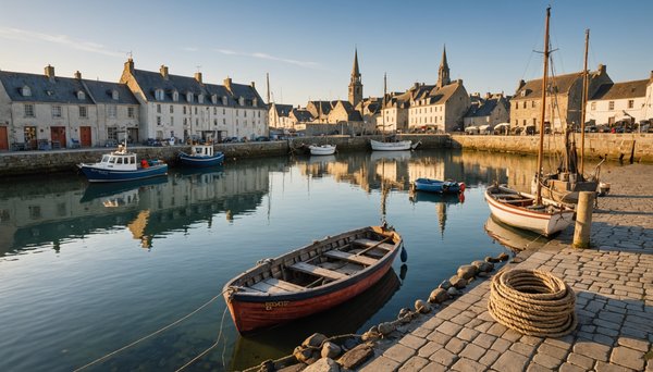 Vieux port roscoff : patrimoine maritime et île de batz avec le camping ar'roch